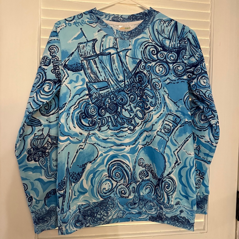 EUC Lilly Pulitzer inspired sweatshirt M
